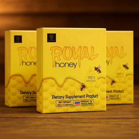 3 Cajas Royal Honey 30 sobres